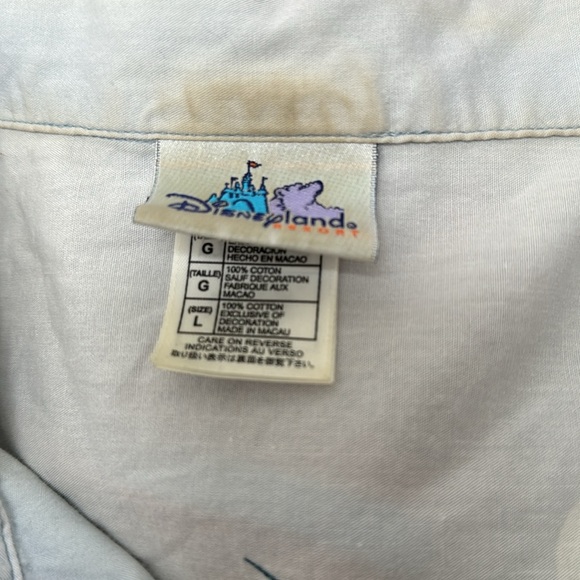 Vintage Disneyland Hawaiian Shirt Hang Loose Large Camp Shirt| Resort vacation - Picture 10 of 10